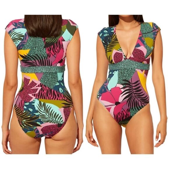BLEU ROD BEATTIE Jungle Book Cap Sleeve Swimsuit - Picture 4 of 7